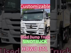 Ручное 10 колес Sinotruk Дэмп-Трак 351 450hp 20 кубических метров используется с 2 обратной передачи