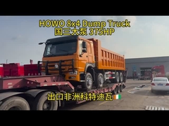 SINOTRUCK Howo Dump Truck 8X4 в Камеруне 375 Нагрузчик с мультимедийной системой