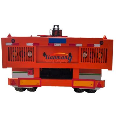 Купить На заказ 3 оси 4 оси 40 футов 48 футов 53 футов 60 футов Контейнерный контейнер плоский полуприцеп для Руанды и Танзании online manufacture