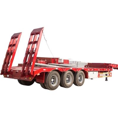 Купить XM Group 4 Axle Low Bed Trailer Hydraulic Front Load Gooseneck Detachable Lowboy Semi Trailer для Нигерии online manufacture