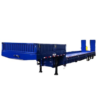 Купить XM Group 4 Axle 50 60 Ton Gooseneck Lowbed Semi Trailer Lowboy Truck Trailer для Танзании и Кении online manufacture