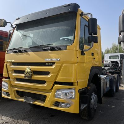 Хорошая цена. Подержанный трактор Howo Sinotruk 371 6x4 T7 с передней осью 7.5T 6 цилиндров онлайн