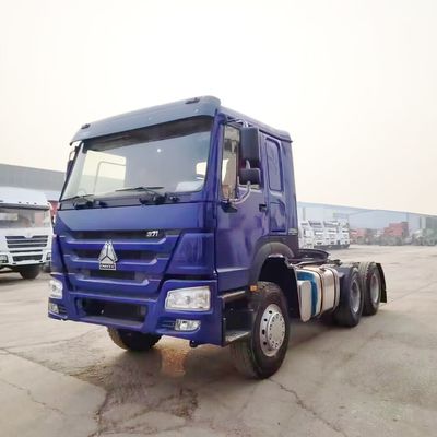 Хорошая цена. Доступный подержанный HOWO 6X4 375HP трактор грузовик голова с удобным салоном в Африке онлайн