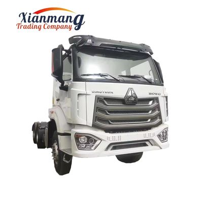 Хорошая цена. Подержанные 6*4 10 колесные 400 л.с. Howo NX Лошади тракторные грузовики с ручным окном WEICHAI двигатель онлайн