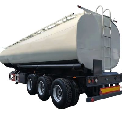 Хорошая цена. 45000L Подержанные танковые прицепы для нефти Продается, 3 оси 3 отсека топливный танкер полуприцеп онлайн