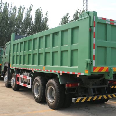 Хорошая цена. 12.00R20 Тип шины HOWO 8x4 Euro 2 375 л.с. Левое приводное тяжелое грузовое грузовик с 7,6*2,3*1,5 м грузовиком онлайн